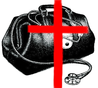 MEDICAL BAG - with cross